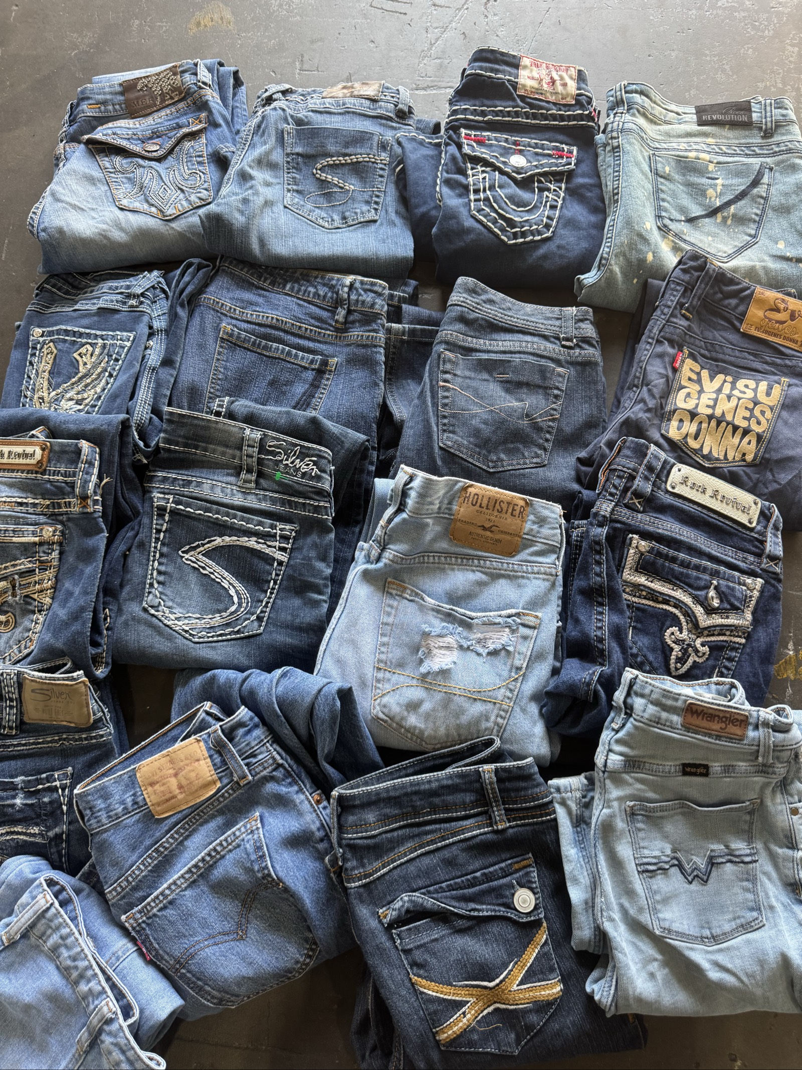 Y2K Lowrise Woman’s Jeans mix