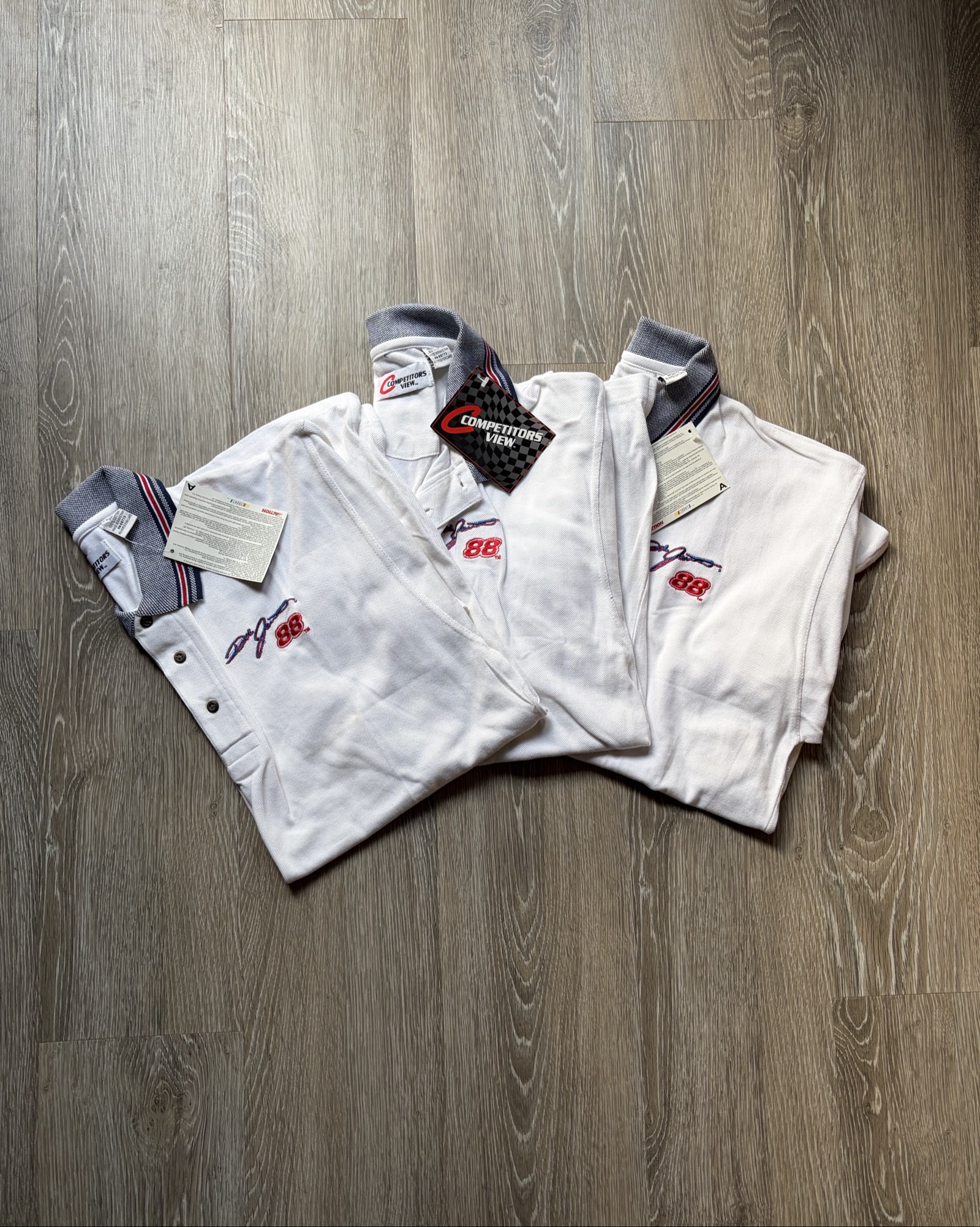 Vintae 90’s/1998’ 3-Piece NASCAR Competitors View Polos