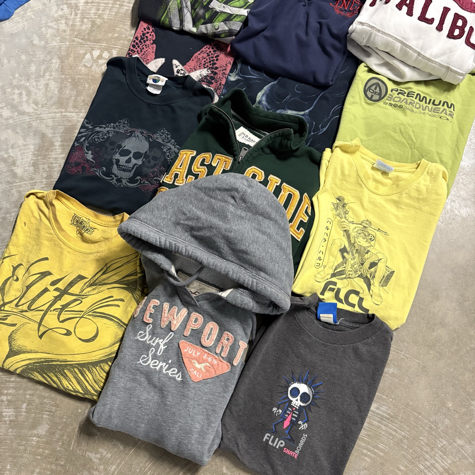 43 Piece Y2K Mallcore Skater Grunge Depop Bundle