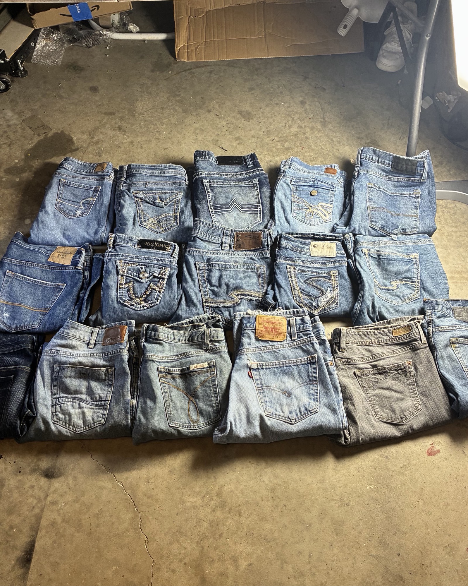 Embroidered men’s/women’s bootcut,flared,baggy, and straight legged