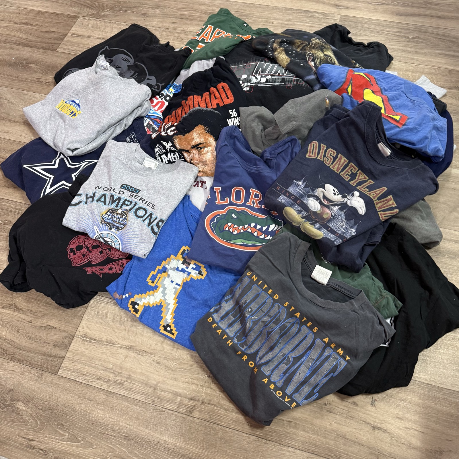 vintage modern sports nfl disney y2k marvel graphic lot