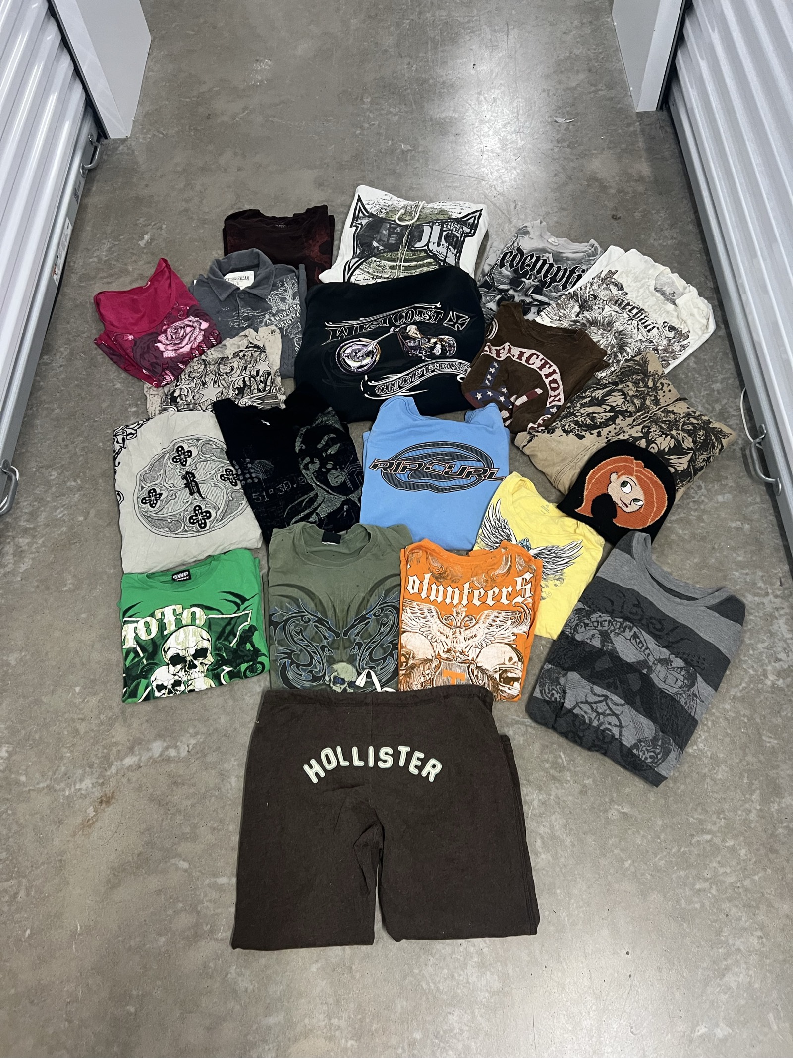 93 PIECE Y2K GRUNGE MALL BRAND BUNDLE//WEST COAST//SURF