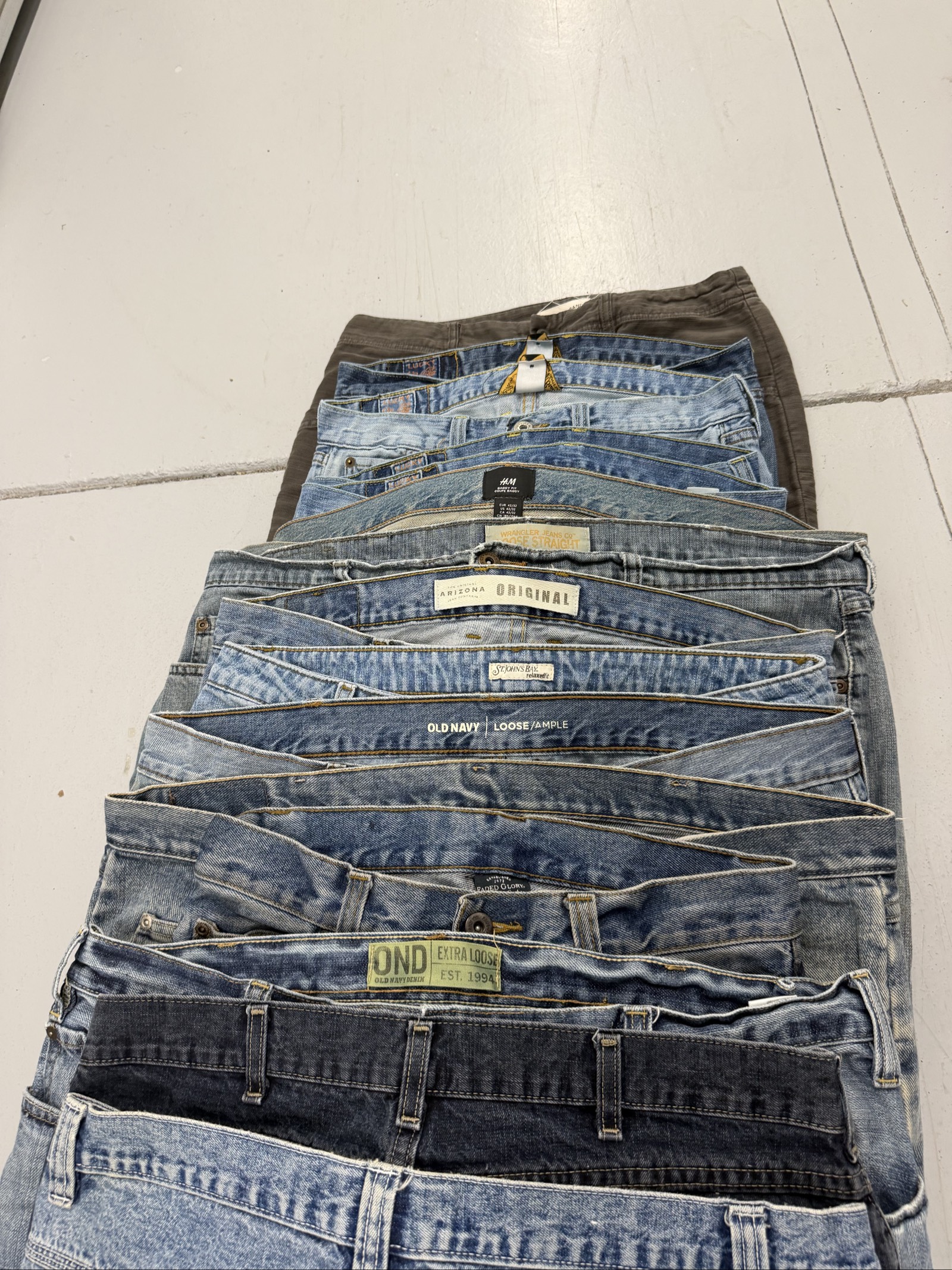 Y2K men’s baggy jeans