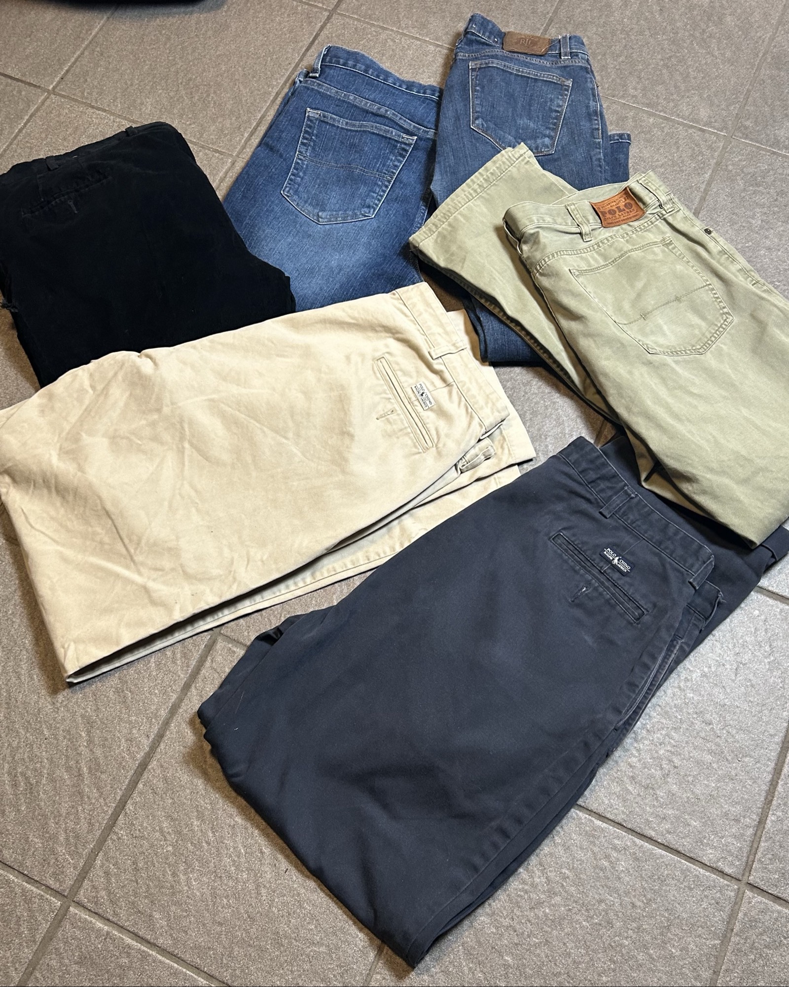 Loose Ralph Lauren pants bundle