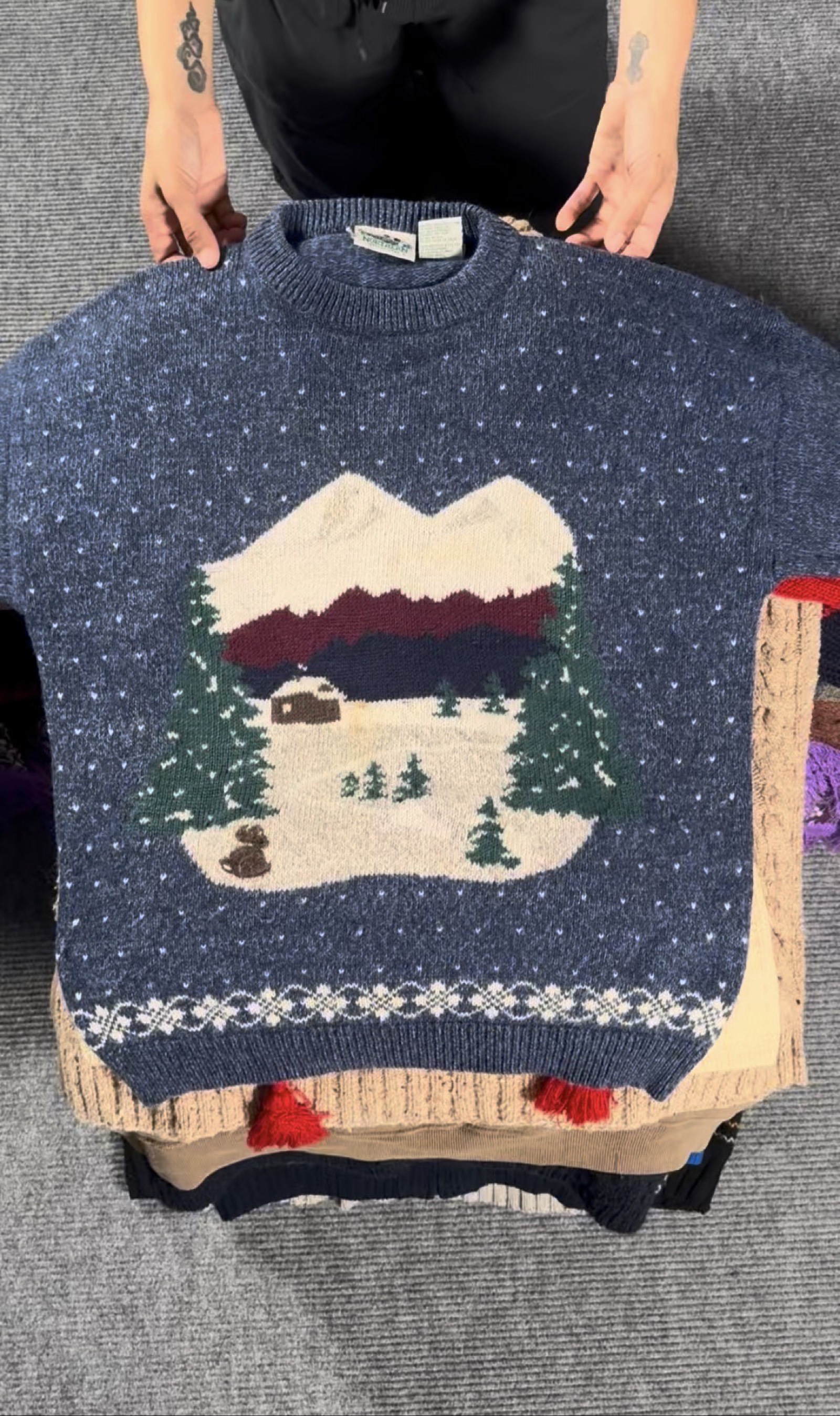 Knit sweaters