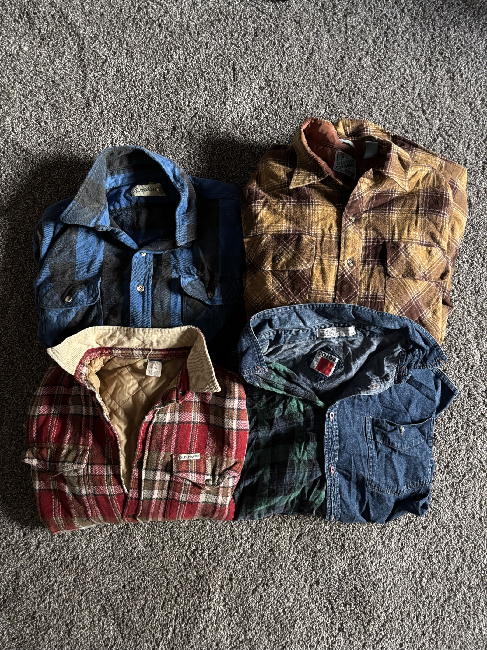 True vintage 60s-2000s flannels men’s re seller bundle