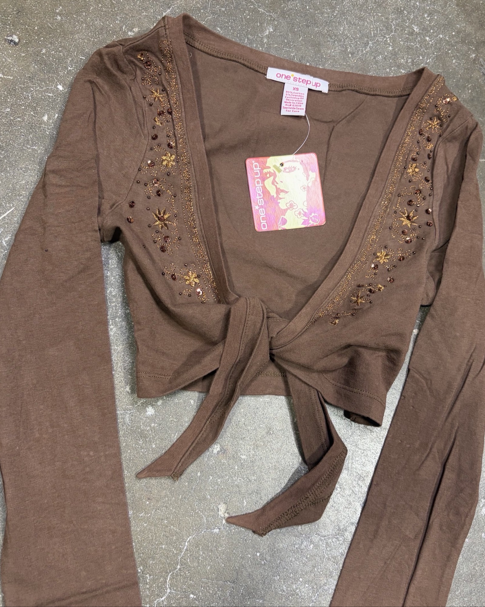 Y2K 10PC NWT One Step Up tie front top bundle