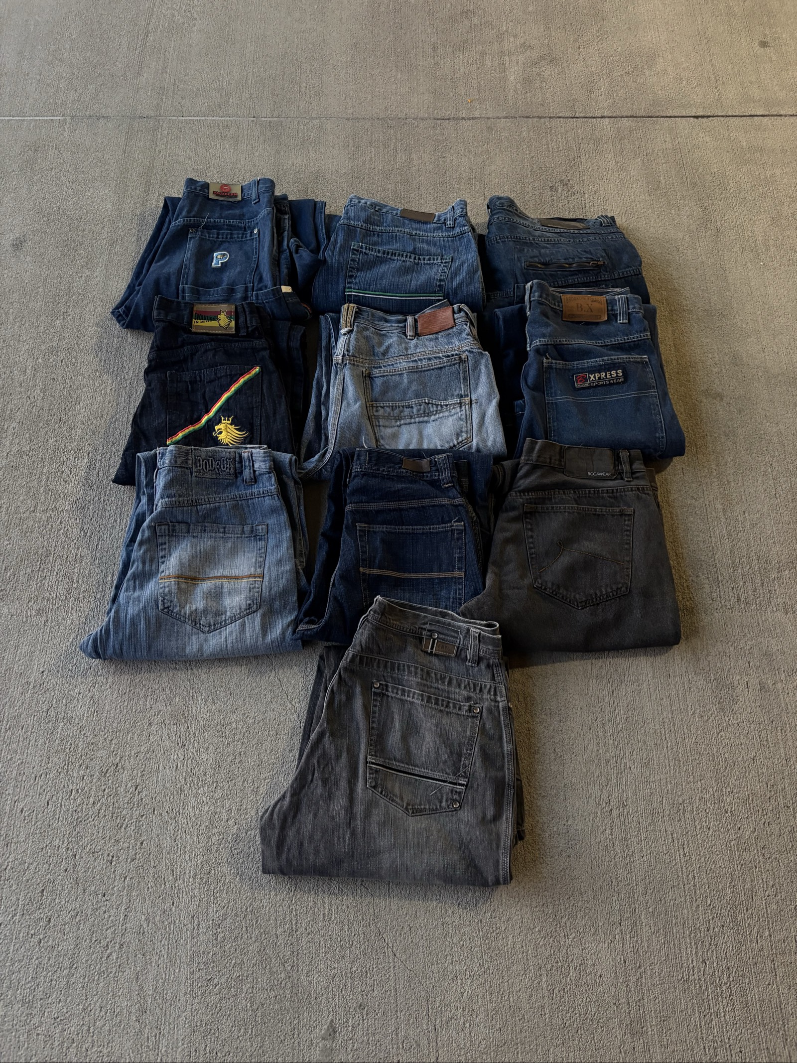 PREMIUM Y2K BAGGY JEANS 10PC LOT☠️