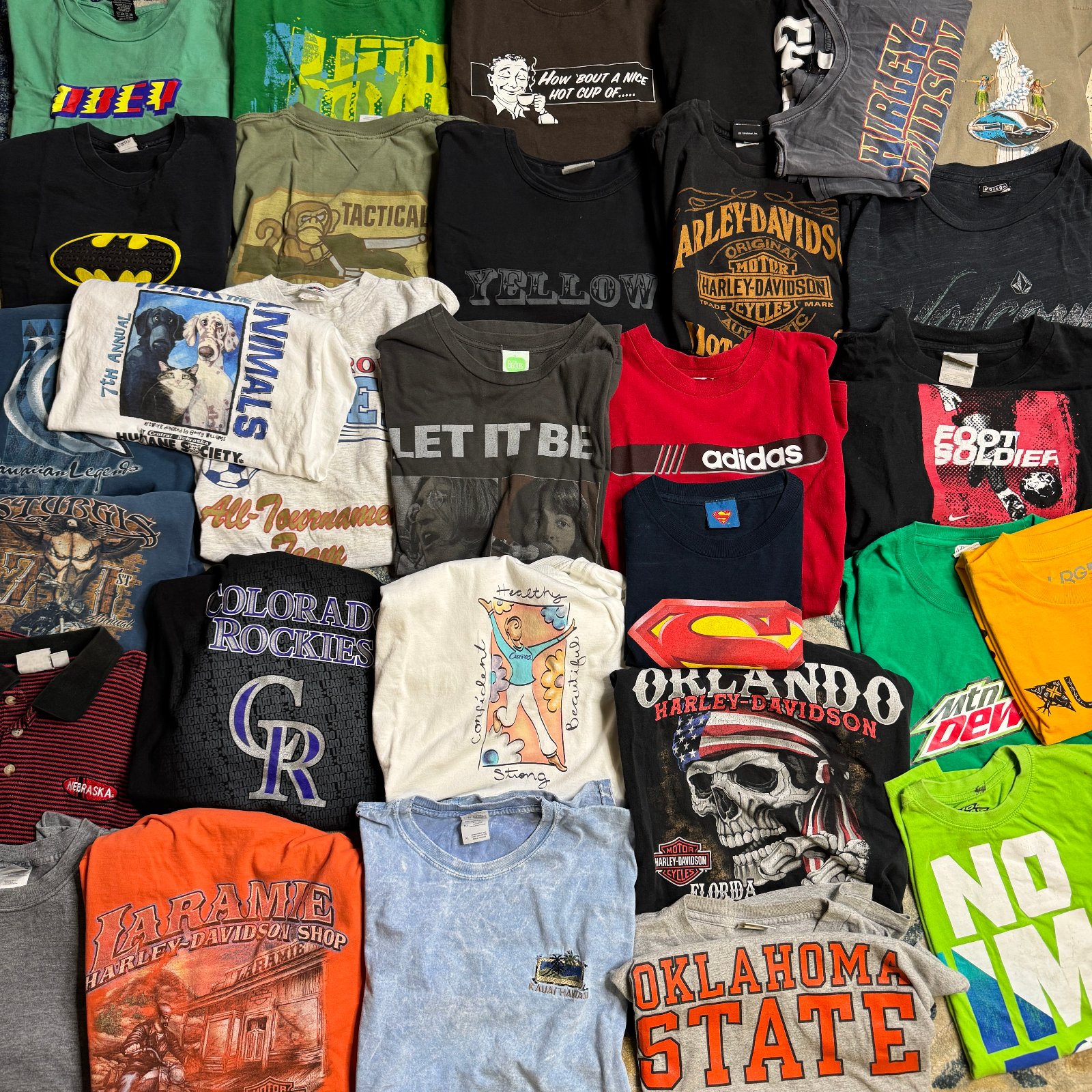 Y2K Modern Graphic Tee Mix