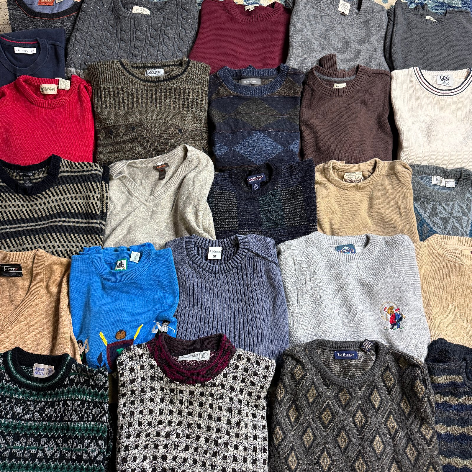 Knit Sweaters Light/Heavy Solid/Patterned