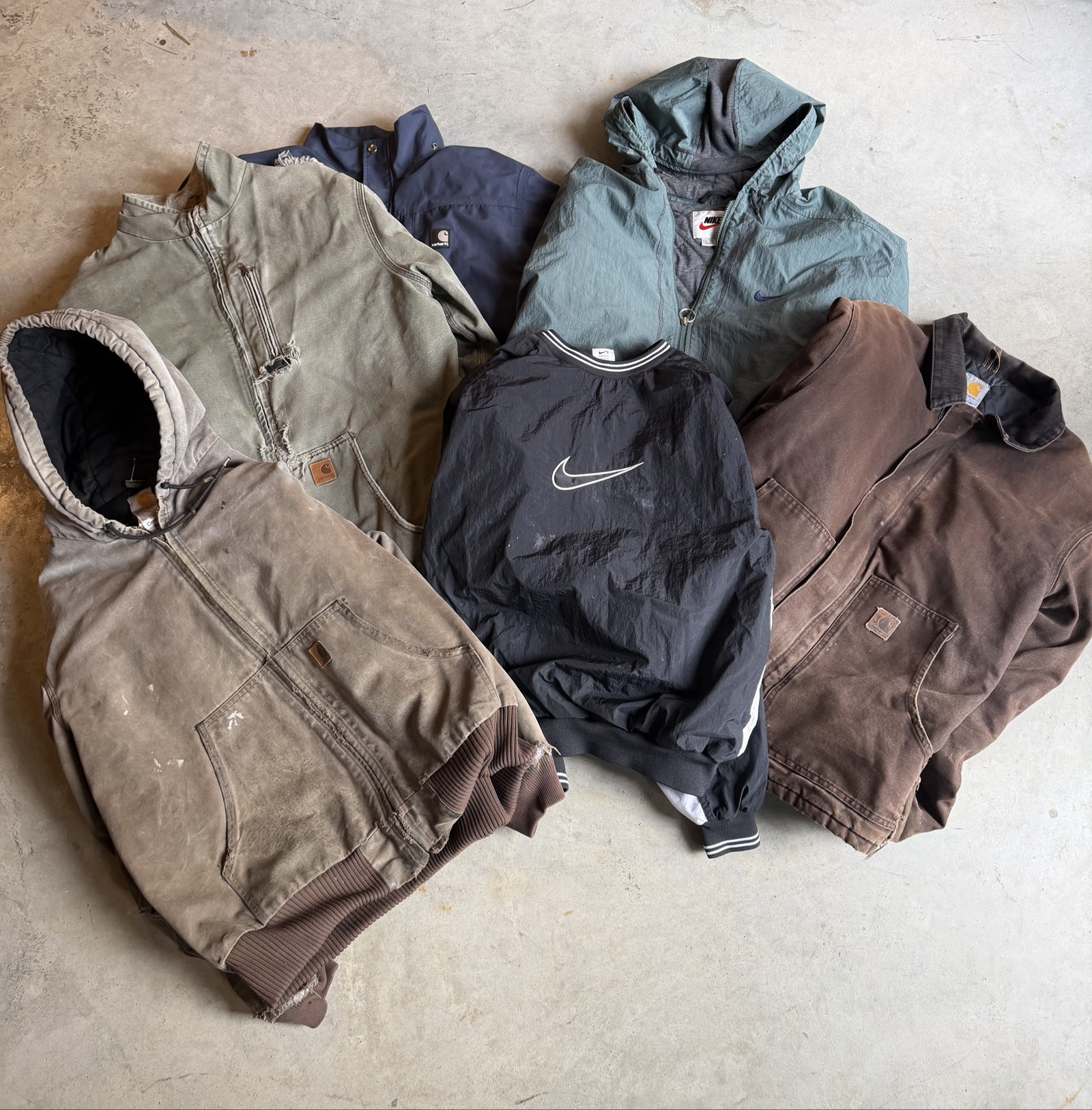Vintage Carhartt/Nike Jacket Bundle