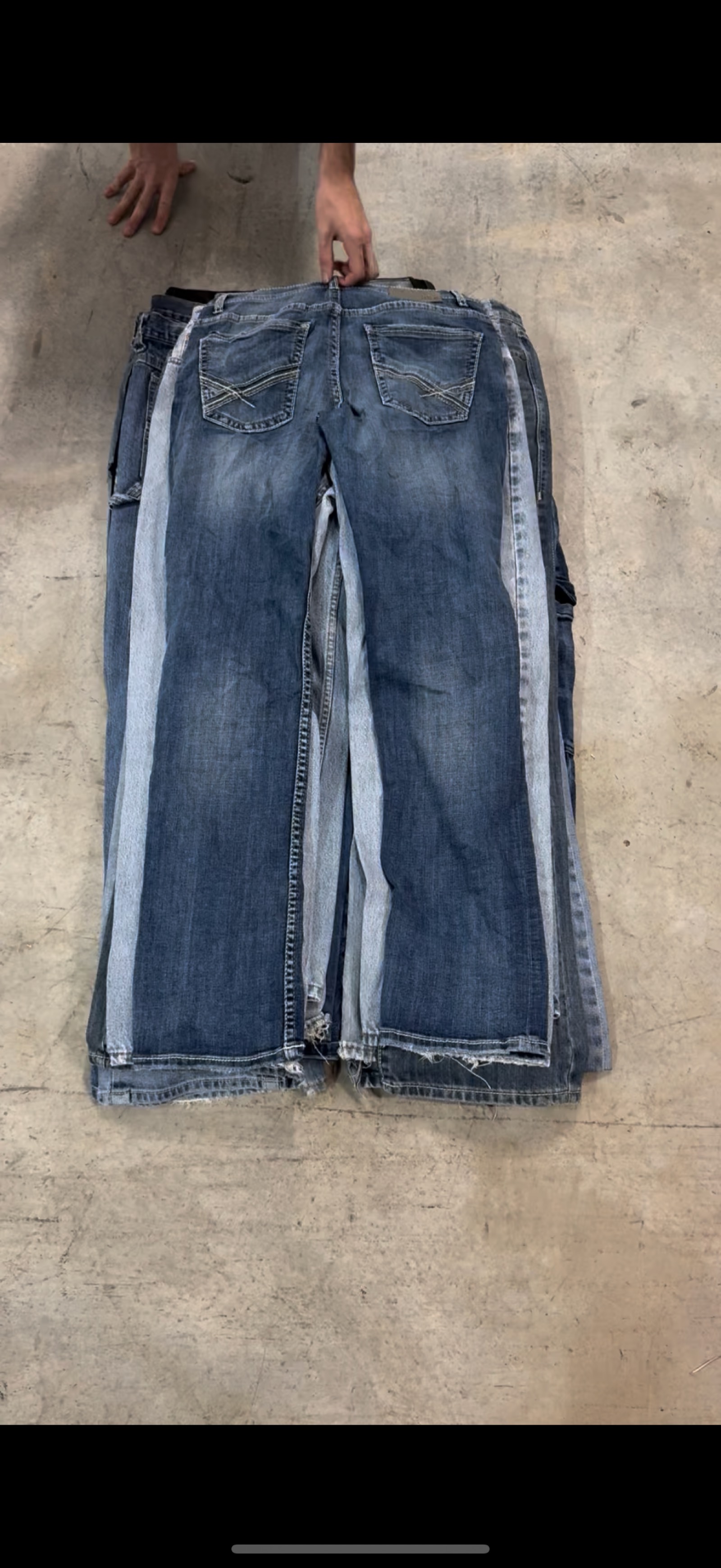 Vintage baggy basic jeans