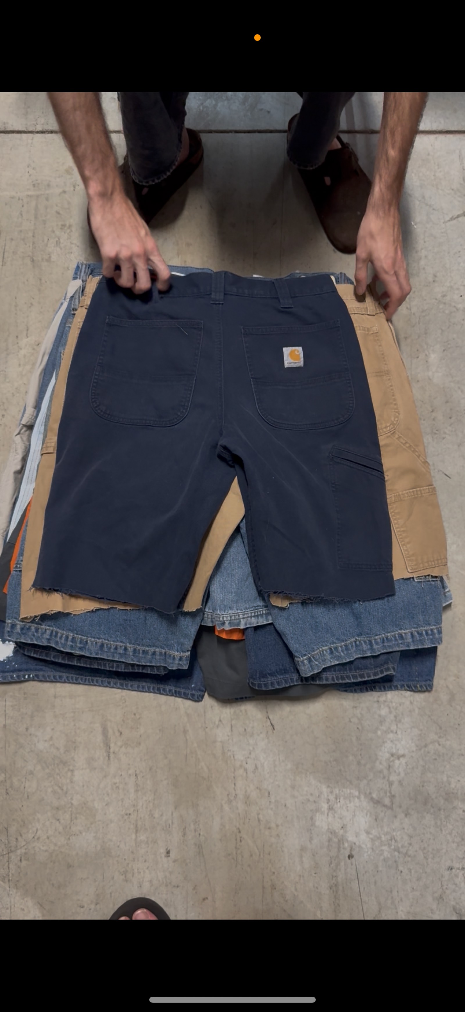 Basic baggy shorts/workwear