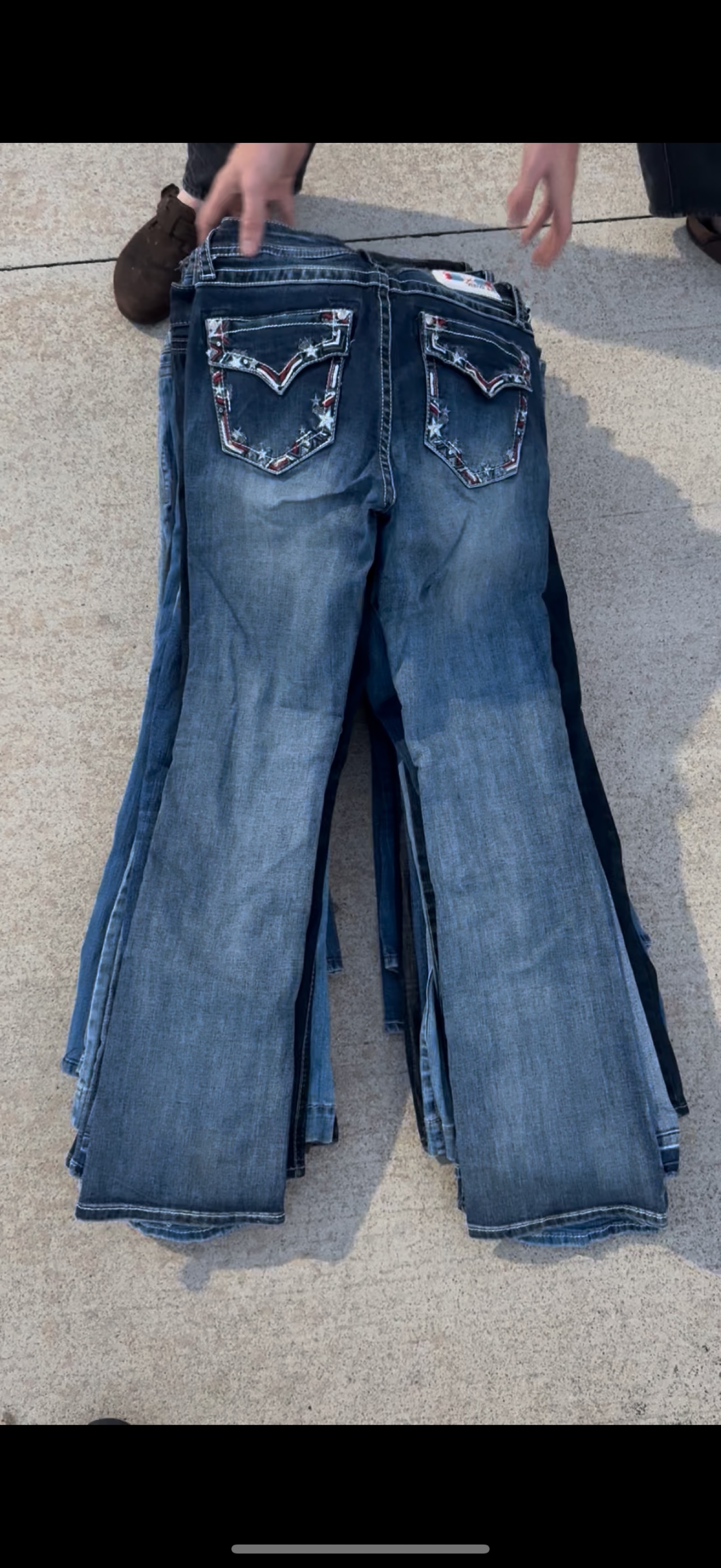 Vintage low rise bootcut