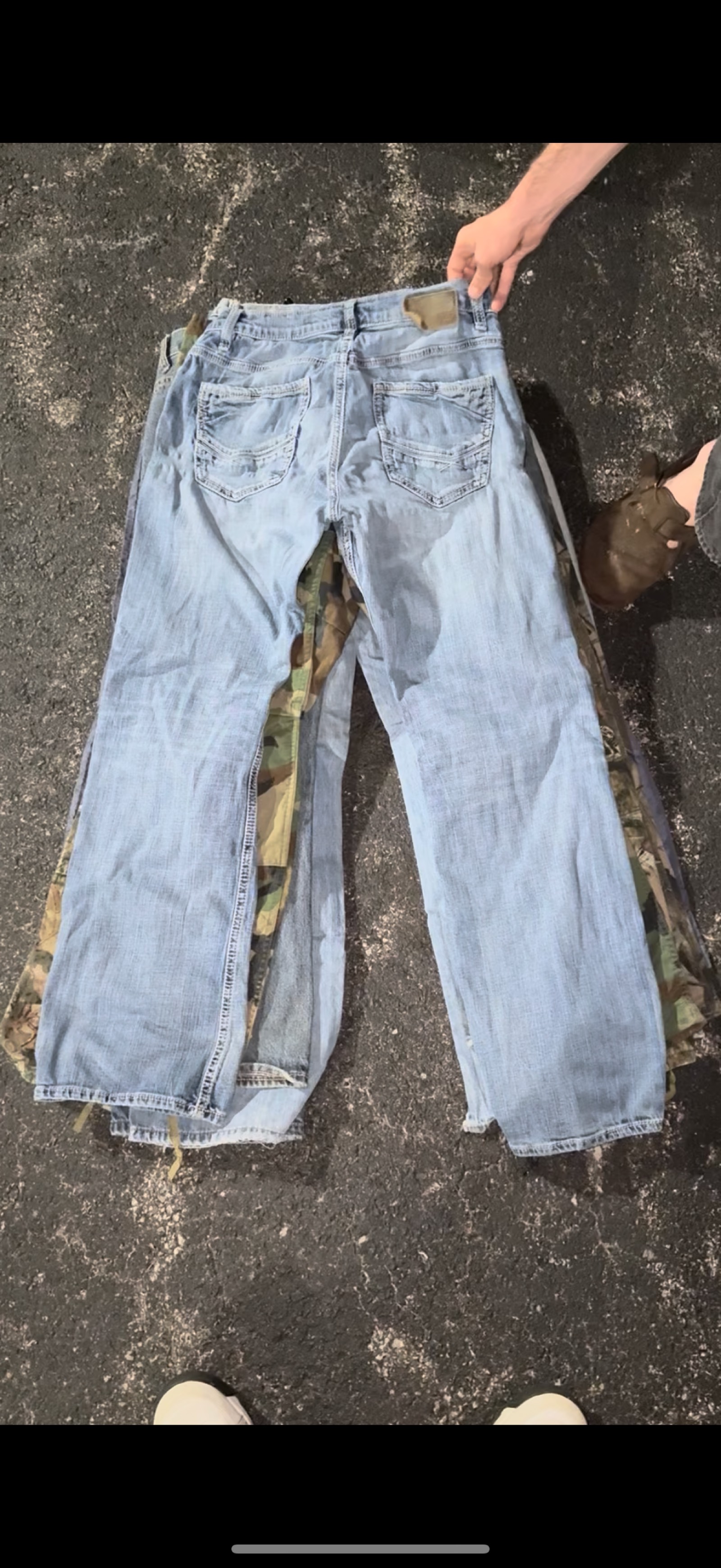 Vintage basic baggy+workwear