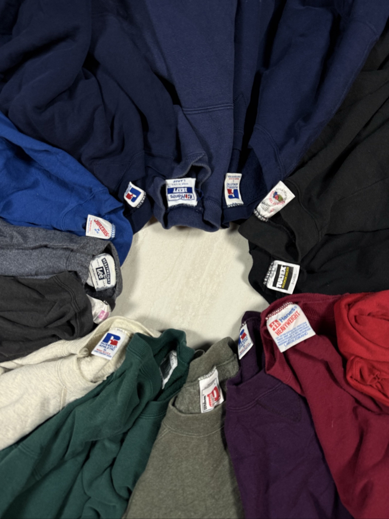 Vintage 25pc Crewneck Blank Bundle