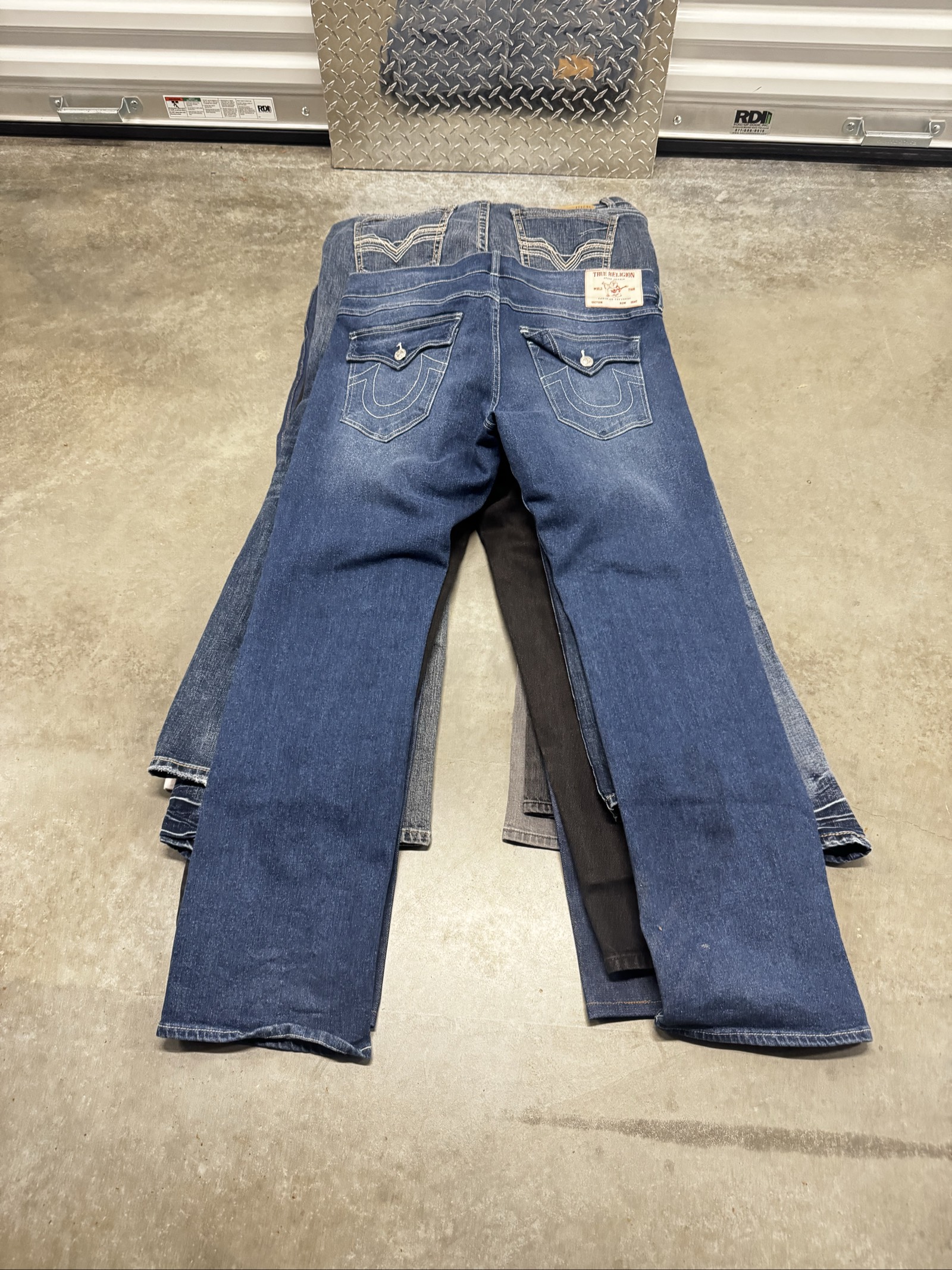 y2k embroidery jeans