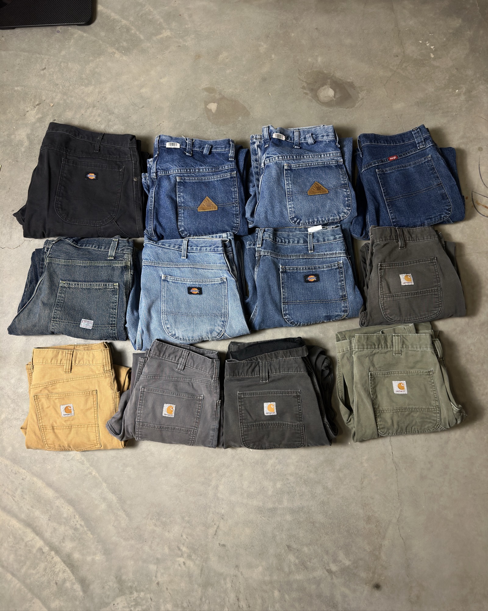 Baggy Workwear Pants/Jeans Carrhartt Dickies Wrangler