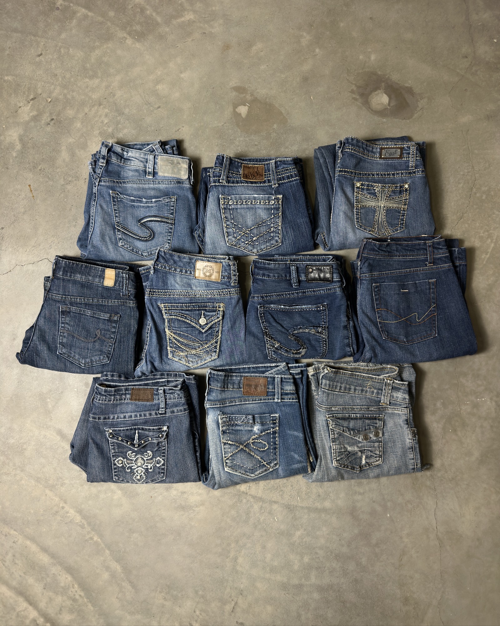 Premium Y2K Low Rise Bootcut Women’s Jeans Bundle
