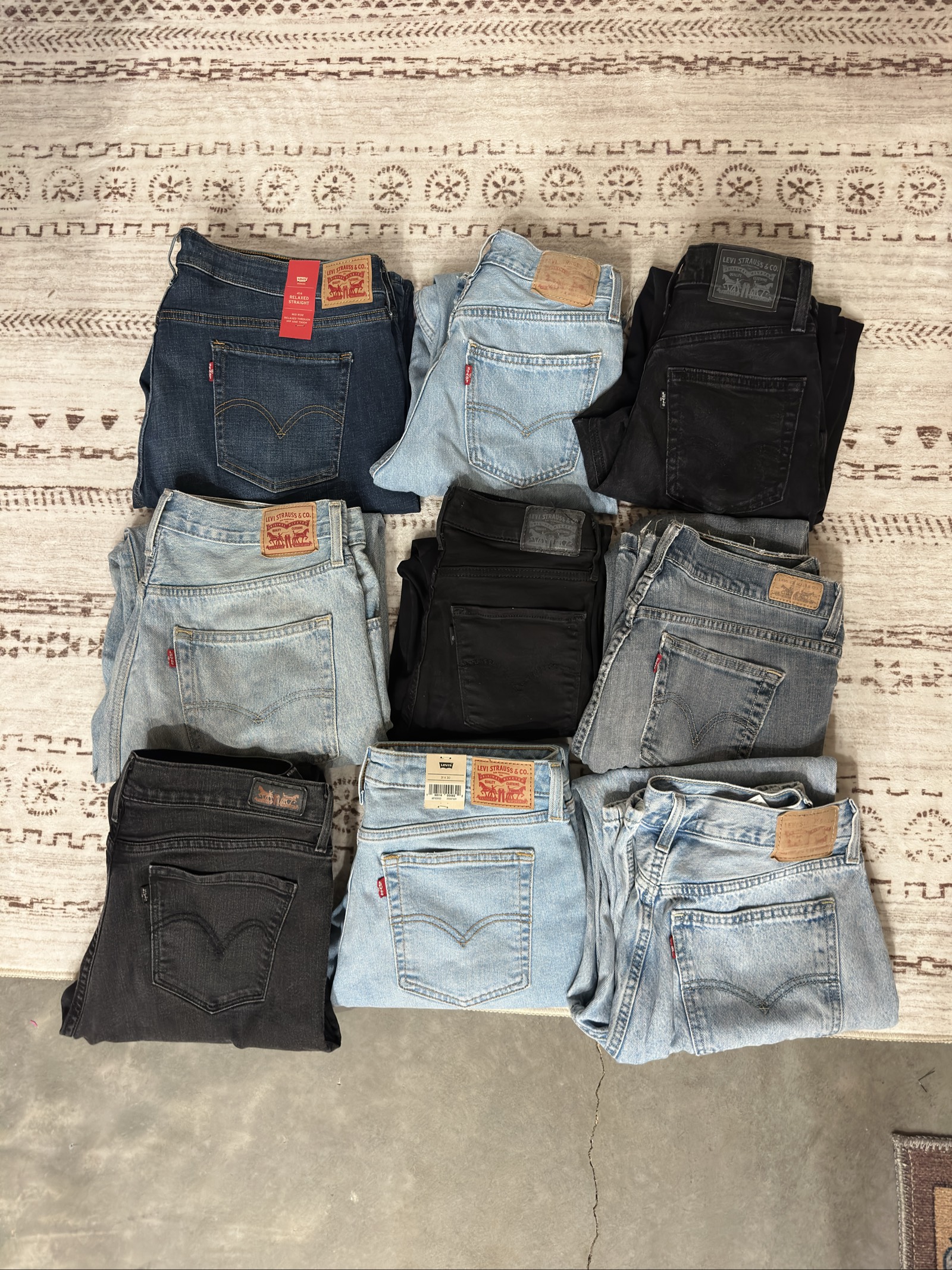 Womens Levis Straight Bundle